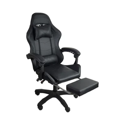 Cadeira Gamer Stillus Oficial Apoio Para Pés Preto — foto 2