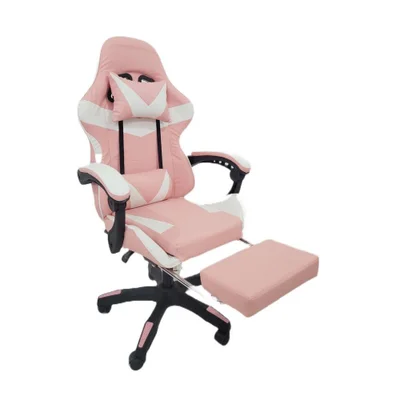 Cadeira Gamer Stillus Ergonômica Oficial Apoio De Pés Rosa