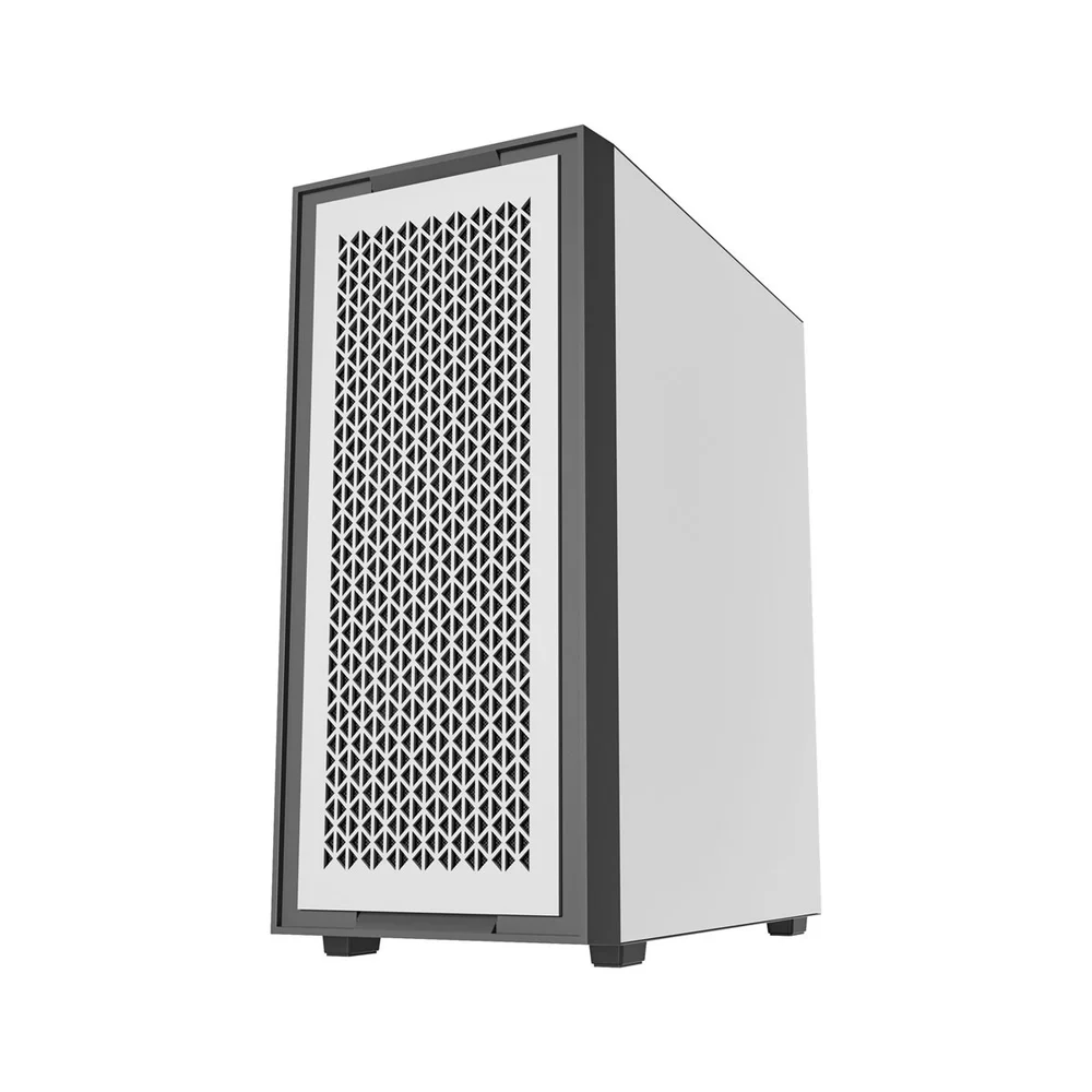 Imagem 2 de 3 do produto Gabinete Gamer Bluecase Bg-050 X-frame, Sem Fonte, 3 Fans, ARGB, Lateral De Vidro, Branco E Cinza
