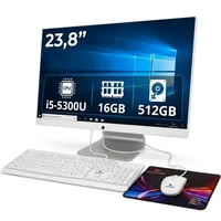 Computador All In One Intel Core i5 16GB SSD 512GB 23.8" Full HD Windows 11 Pro Grasep Maximus
