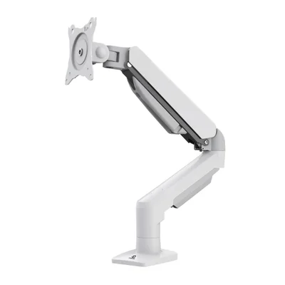 Suporte Articulado Para Monitor 17" A 30" Vesa Branco Pistão A Gás F90