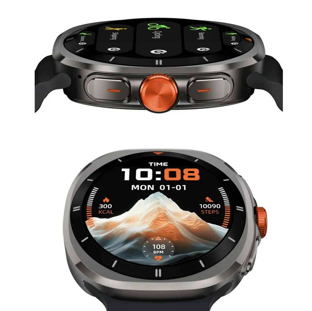 Imagem 3 de 5 do produto Smartwatch Haylou Vibe Ls30, Chamadas, Ip68, AmoLED 1,43, Notificações De Mensagens, Caixa 48,5mm