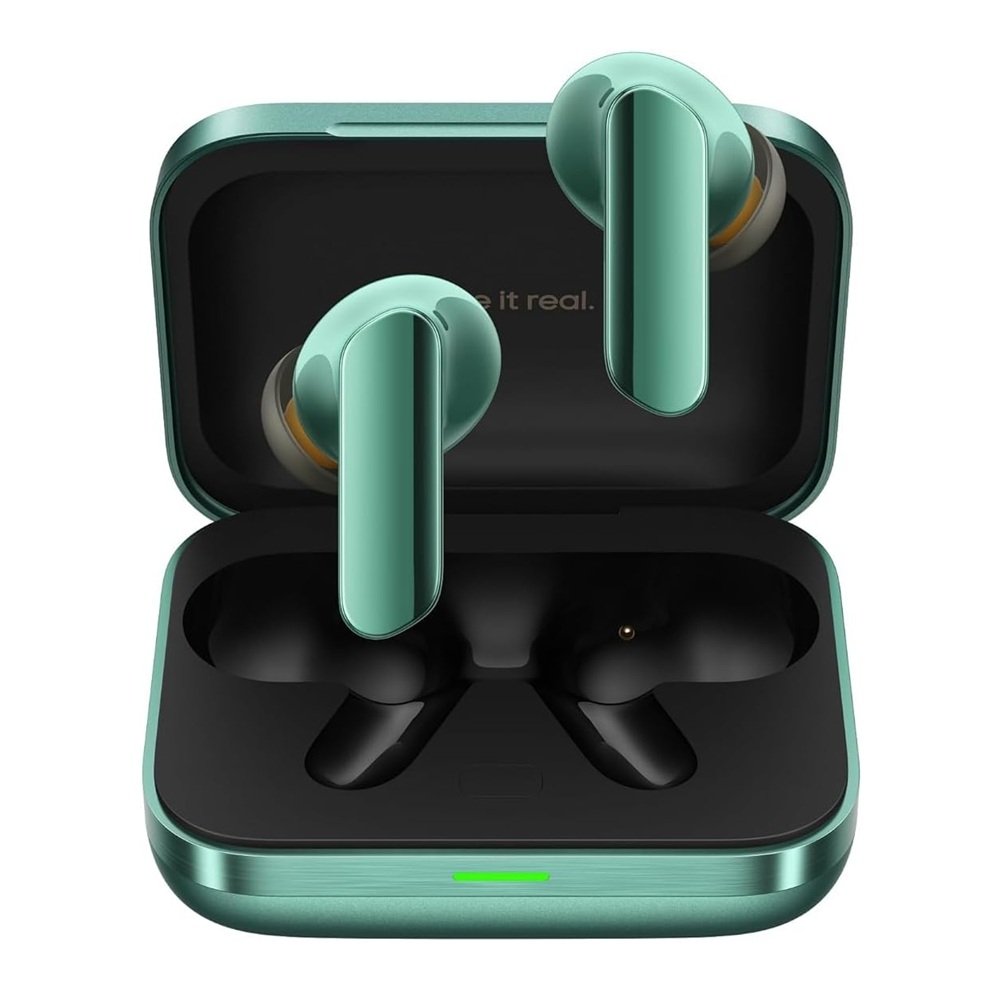 Fone De Ouvido Sem Fio Realme Buds Air 7 Pro Ai 53db Cancelamento De Ruído Ativo 48 Horas Verde