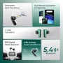 Fone De Ouvido Sem Fio Realme Buds Air 7 Pro Ai 53db Cancelamento De Ruído Ativo 48 Horas Verde 13