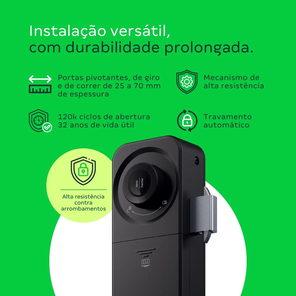 Fechadura Digital De Sobrepor Fr 201 V Intelbras 7