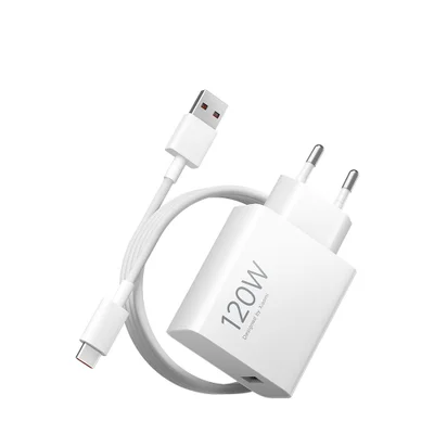Carregador Xiaomi Hypercharge 120w+cabo Usb-a, Ultrarrápido