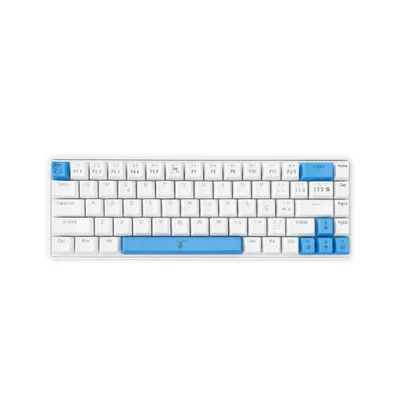 Teclado Gamer Mecânico RGB Compacto 68 Teclas, Cabo Usb-c Removível, Ideal Para Jogos E Trabalho, Alta Performance
