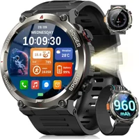 Smartwatch Militar Blackview Bateria 100 Dias, Lanterna LED, Bússola, 150+ Modos Esportivos, Ip68 2