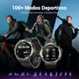 Smartwatch Militar Blackview Bateria 100 Dias, Lanterna LED, Bússola, 150+ Modos Esportivos, Ip68 11