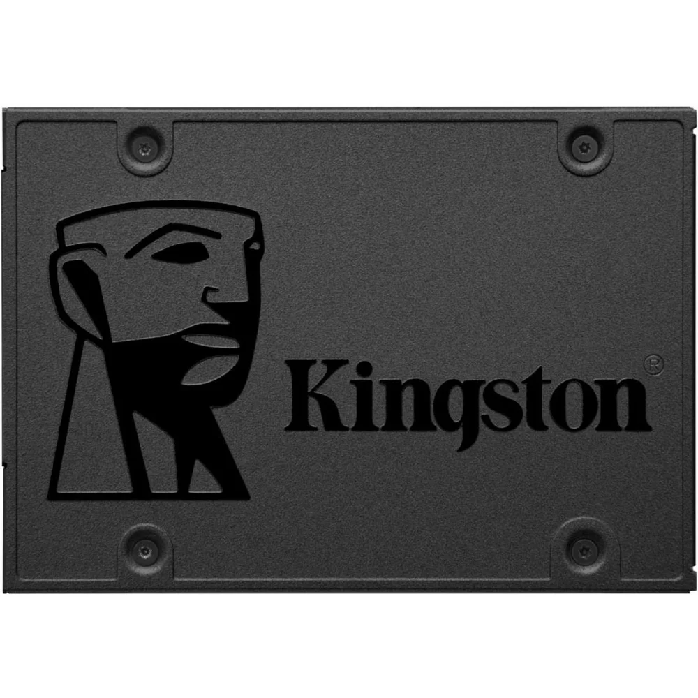 Imagem 2 de 3 do produto SSD Kingston A400, 480GB, Sata Iii, 2.5", Leitura: 500mb/s, Gravação: 450mb/s, Preto - Sa400s37/480g