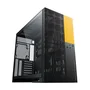 Gabinete Gamer Geometric Future Model 5 Vent Com Fans Preto E Amarelo
