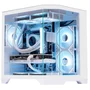 Gabinete Gamer Aquário K-mex Angulo Cg-w1kv, Frontal E Lateral Em Vidro Temperado, Micro Atx, Branco - Cgw1kvrh003cb0x