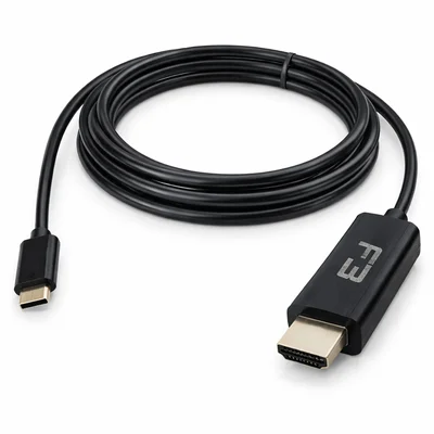 Cabo Usb C Type C 3.1 Para HDMI 4k 1.8m 1,8 Metros Jc-tyc-hm1.8p Preto F3