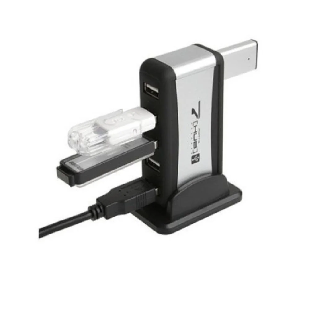 Imagem 4 de 4 do produto Hub Com 7 Portas Usb 2.0 Com Fonte De Alimentação Para Notebook Laptop