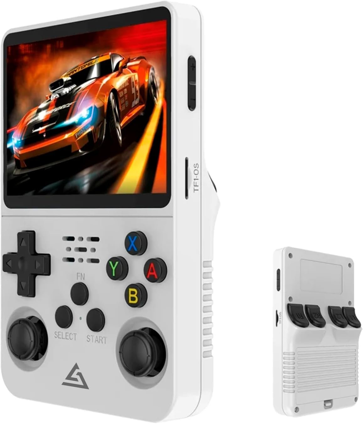 Console Portátil Retrô R36s Linux Tela Ips 3.5" C/ Cartão Tf White - Branco