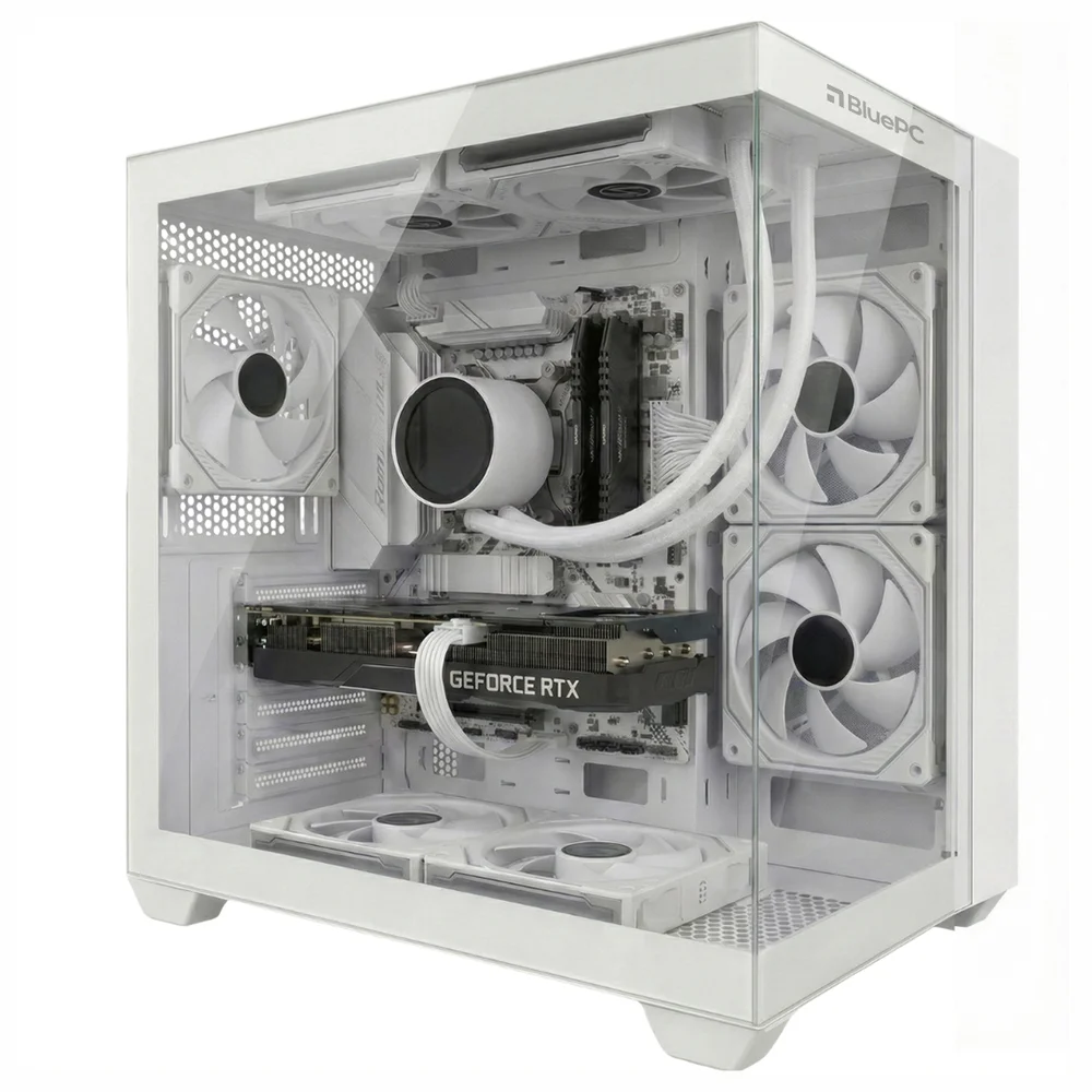 PC Gamer Ludic By Bluepc - Amd Ryzen 5 5500, Geforce RTX 5060 Ti 16gb, 32gb Ram, SSD 1TB M.2 Nvme, 600w 80 Plus, Branco, Water Cooler - Pgbp-lu2687 - view 3