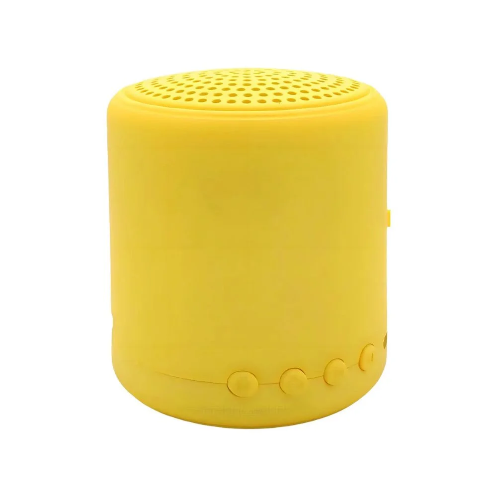 Imagem 4 de 4 do produto Mini Caixa De Som Portatil Bluetooth Com Usb, Radio Fm E Micro Sd Amarela A-6880