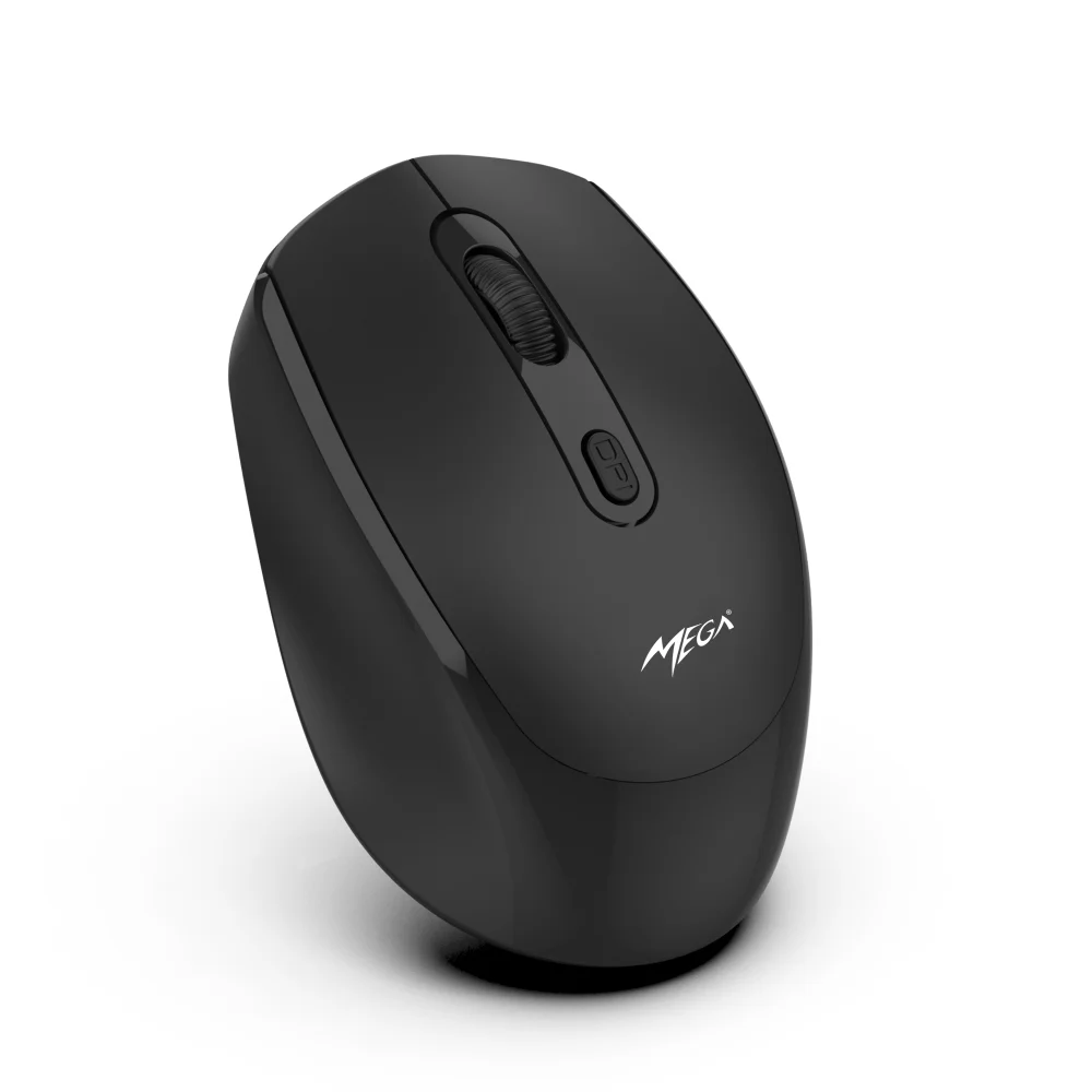 Imagem 3 de 5 do produto Kit 50 Mouses Sem Fio Recarregável Mega M180 Preto Dpi Ajustável