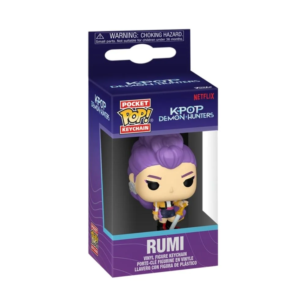 Imagem 3 de 3 do produto Chaveiro Funko Pop! Keychain Guerreiras Do K-pop - Rumi