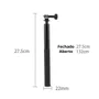 Bastão Extensor Para Câmeras Insta360 X2 / X3 / X4 / X5 - Startrc (1,3m)