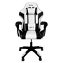 Cadeira Gamer Impact White/black Brx, Rotação, Pés De 5 Pontas, Articulado, Pistão De Gás - Cgb-009wh