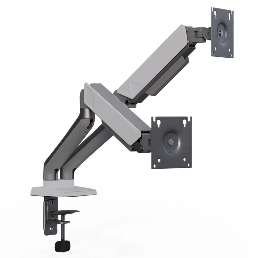 Suporte De Monitor Elements Audaz Duo, Articulado, Branco