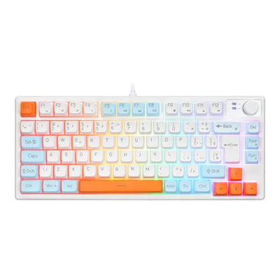 Teclado Gamer Knup Kp-te140 Iluminação Rainbow E Controle De Volume