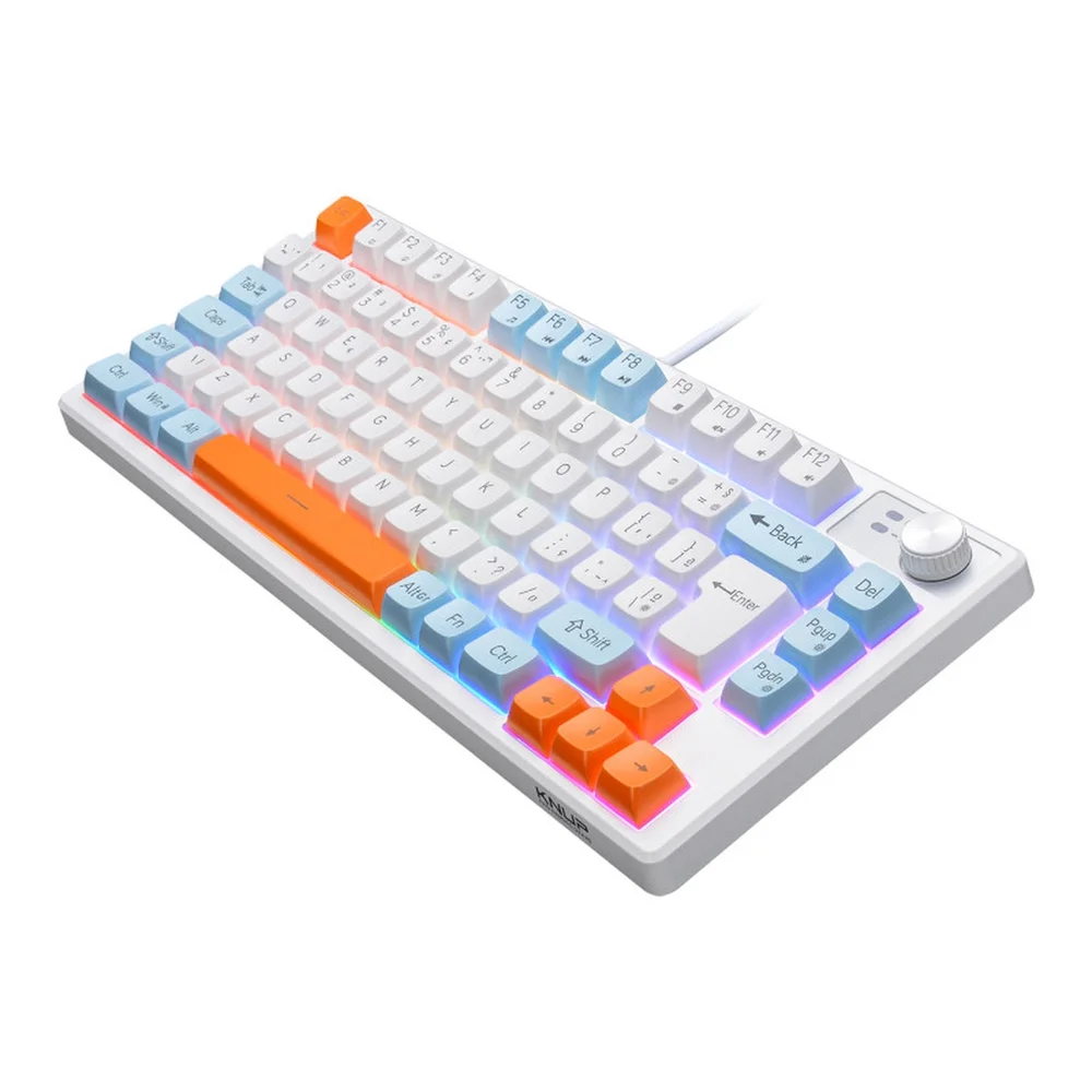 Imagem 2 de 5 do produto Teclado Gamer Knup Kp-te140 Iluminação Rainbow E Controle De Volume