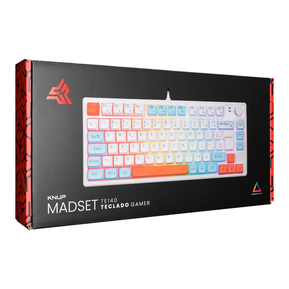 Imagem 3 de 5 do produto Teclado Gamer Knup Kp-te140 Iluminação Rainbow E Controle De Volume