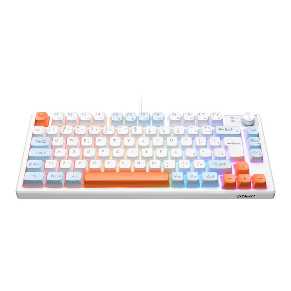 Imagem 5 de 5 do produto Teclado Gamer Knup Kp-te140 Iluminação Rainbow E Controle De Volume