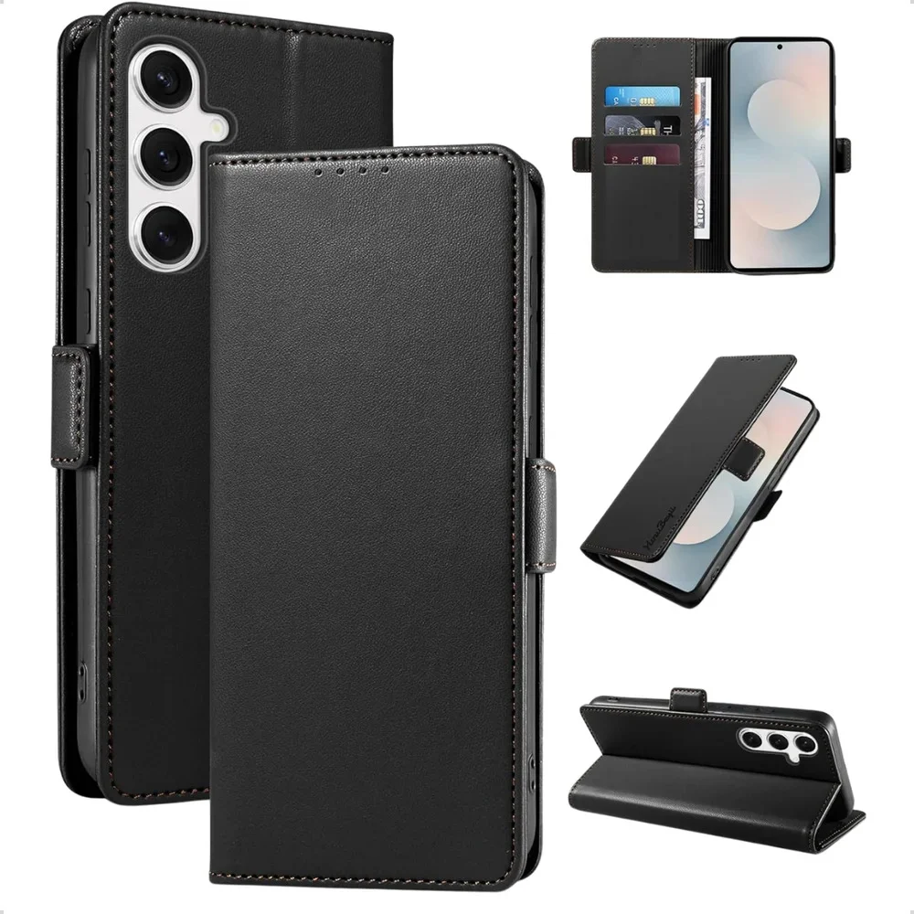 Capa Capinha Carteira Estojo Flip Para Samsun Galaxy S25 Fe Capa Capinha Carteira Estojo Flip Para Samsun Galaxy S25 Fe