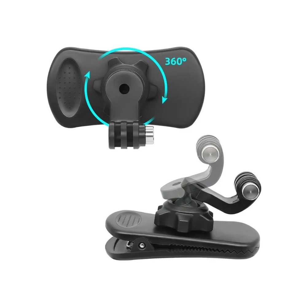 Suporte Clip Para Gopro Com Rotação 360º