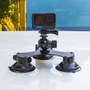 Ventosa Tripla Para Gopro E Câmeras Similares