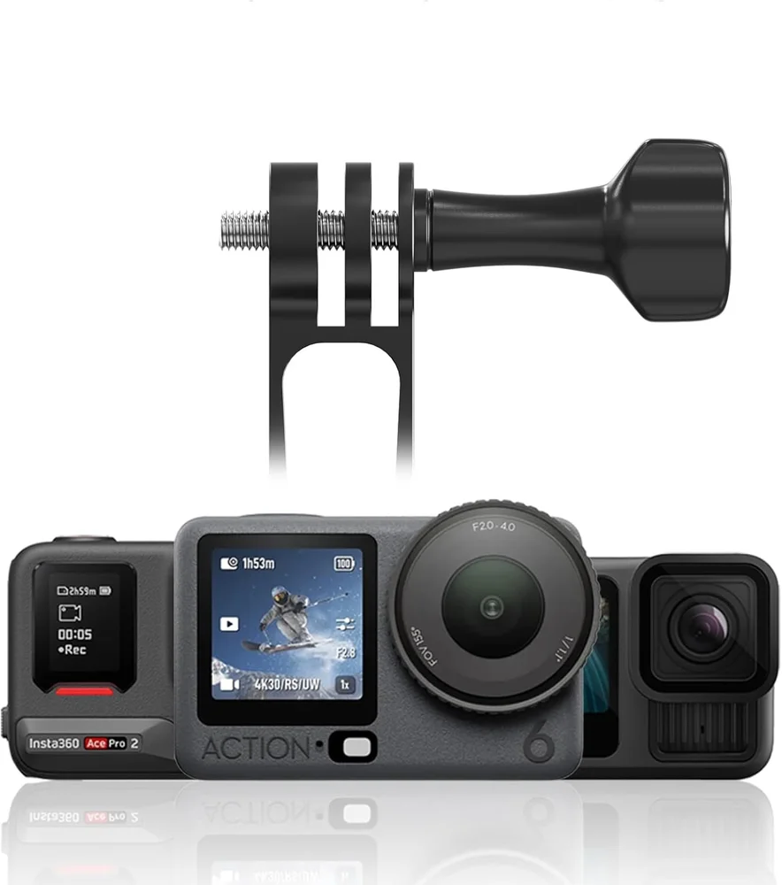 Suporte Haste Extensora Para Gopro E Similares Em Alumínio Suporte Haste Extensora Para Gopro E Similares Em Alumínio
