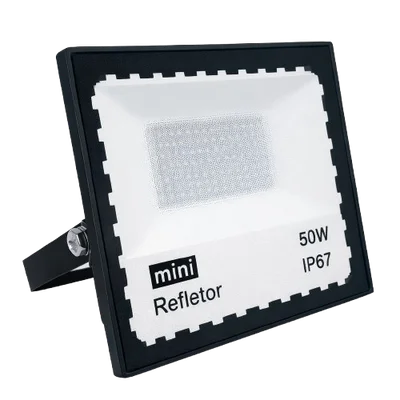 Refletor 50w Ip67  Preto - Preto