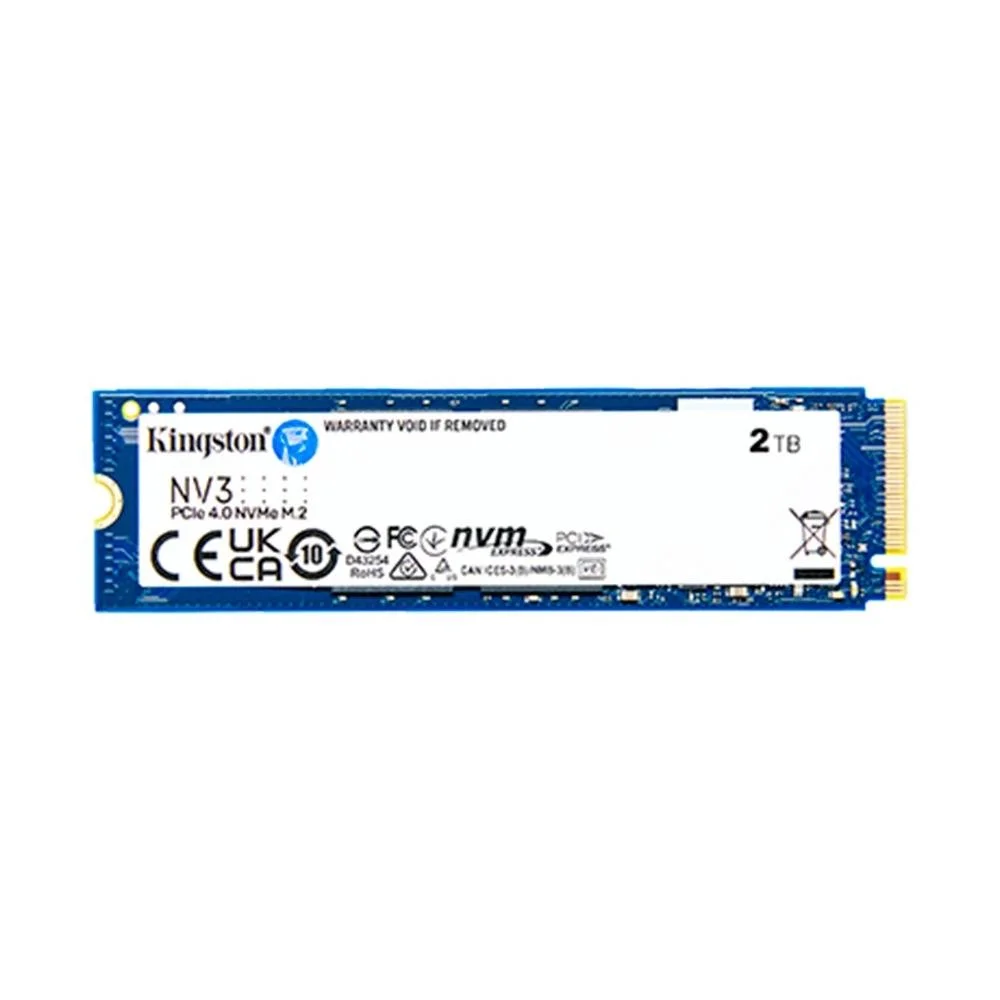 Imagem 2 de 3 do produto Kingston Nv3 2TB M.2 2280 Nvme SSD | PCie 4.0 Gen 4x4 | Até 6000 Mb/s | Snv3s/2000g