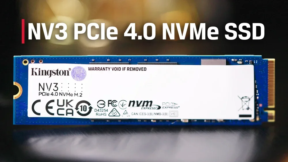 Imagem 3 de 5 do produto SSD Kingston Nv3 500gb M.2 2280 Nvme Gen4, Rápido E Compacto Para Upgrade De PC Ou Notebook – Snv3s/500g