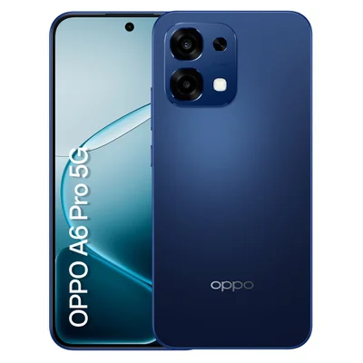 Celular Oppo A6 Pro 5g Azul Com Tela AmoLED 6,5”, 256gb, 8GB Ram, Câmera De 50 Mp, Bateria 7000 Mah - Bivolt