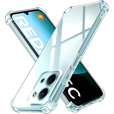 Capa Capinha Anti Impactos Para Xiaomi Redmi 15c Transparente