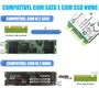 Case Para Hd Externo 2.5 E 3.5 Usb-c Para Usb 3.1 Cs-tyc-2em1 F3 - 1200