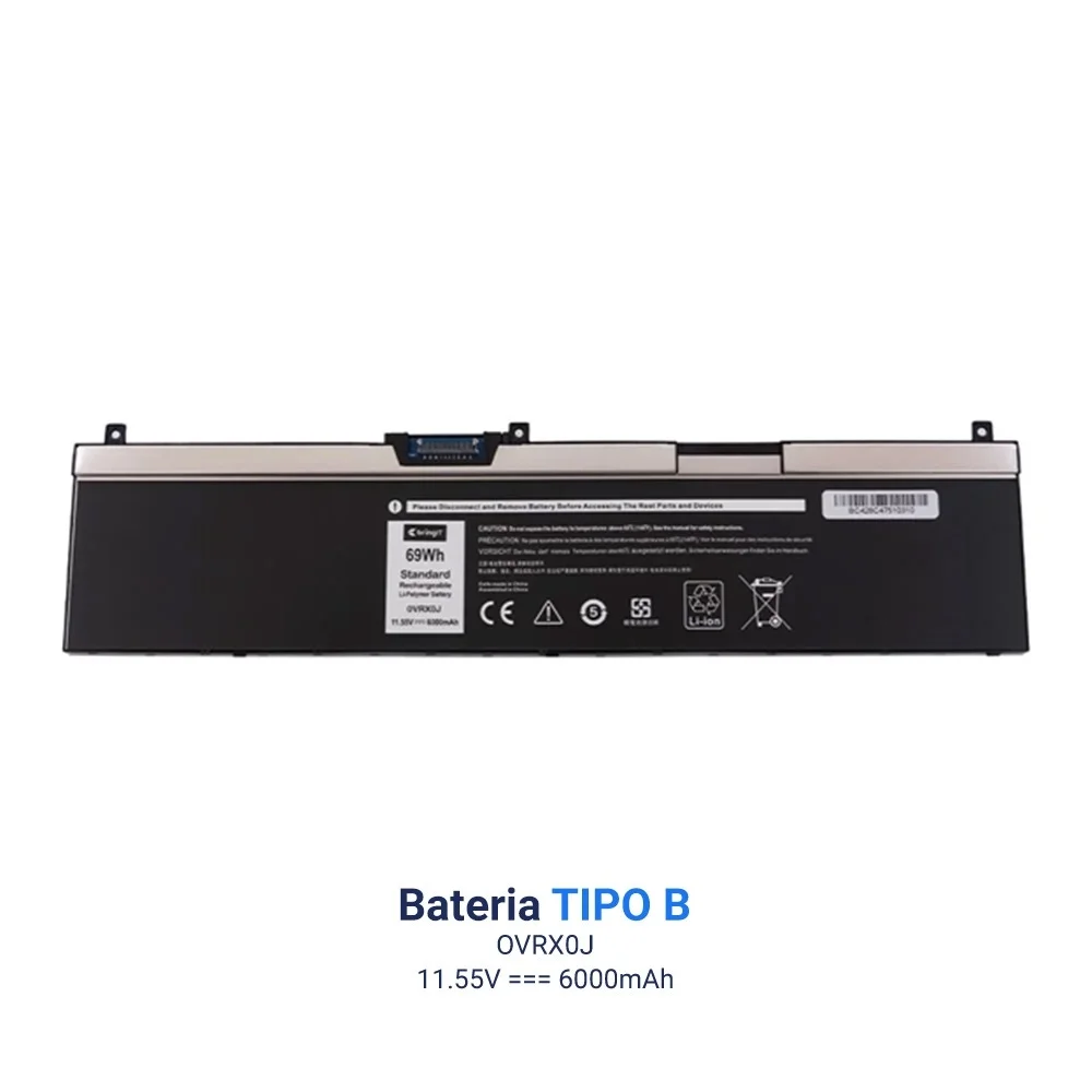 Bateria Para Notebook Dell Precision P74f001 11.55v Bateria Para Notebook Dell Precision P74f001 11.55v