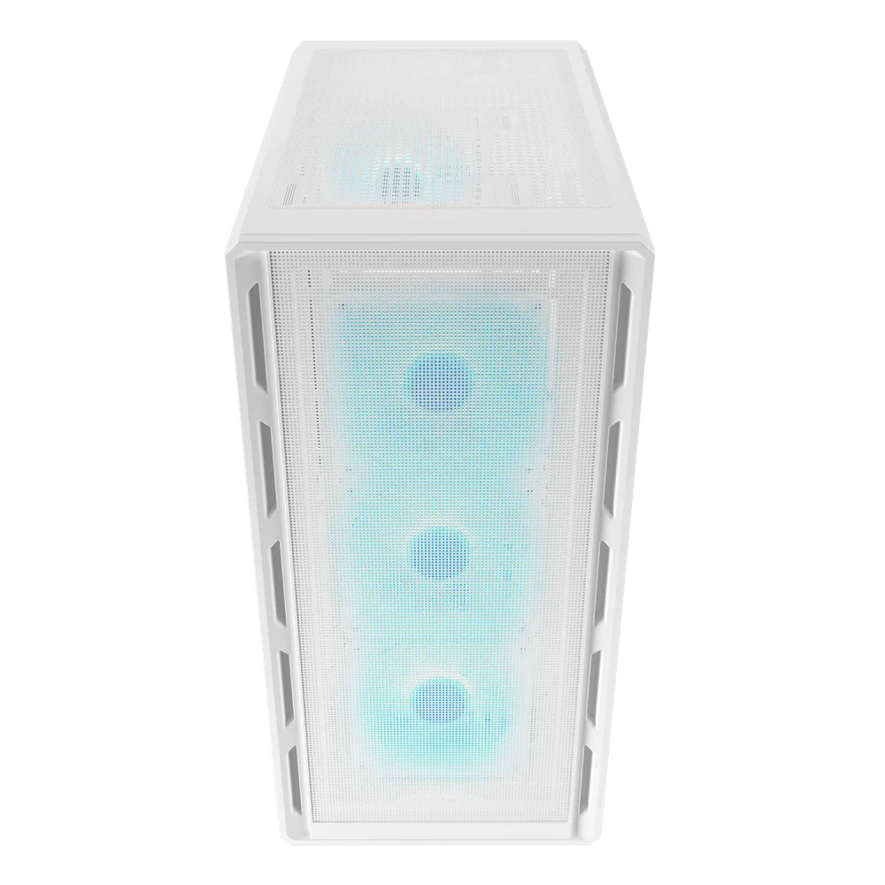Imagem 2 de 5 do produto Gabinete Cougar Airface Pure Pro Atx Mid Tower Lateral De Vidro Temperado Usb Tipo C Com 4 Fan Branco 382ga50.0004
