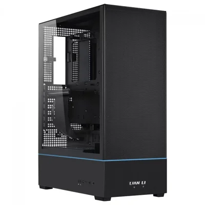 Gabinete Lian Li Sup01 Atx Mid Tower Lateral De Vidro Temperado Usb Tipo C Preto Sup01x