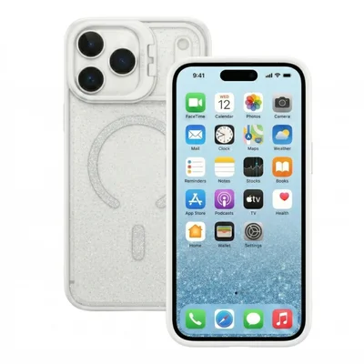 Capa Capinha Case Brilho Magsafe Suporte Iphone 17 Pro Max