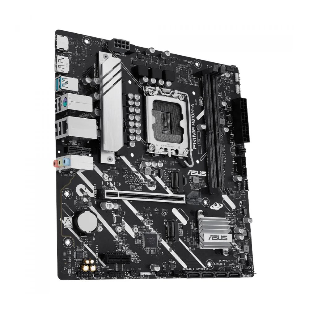 Placa Mãe Asus Prime H810m-a Ddr5 LGA  1851 Matx M.2 Display Port HDMI 90mb1kk0-m0eay0 8