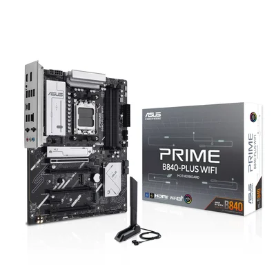 Placa Mãe Asus Prime B840-plus Wifi Ddr5 Am5 Atx M.2 Nvme HDMI Display Port Usb Tipo C 90mb1iz0-m0eay0