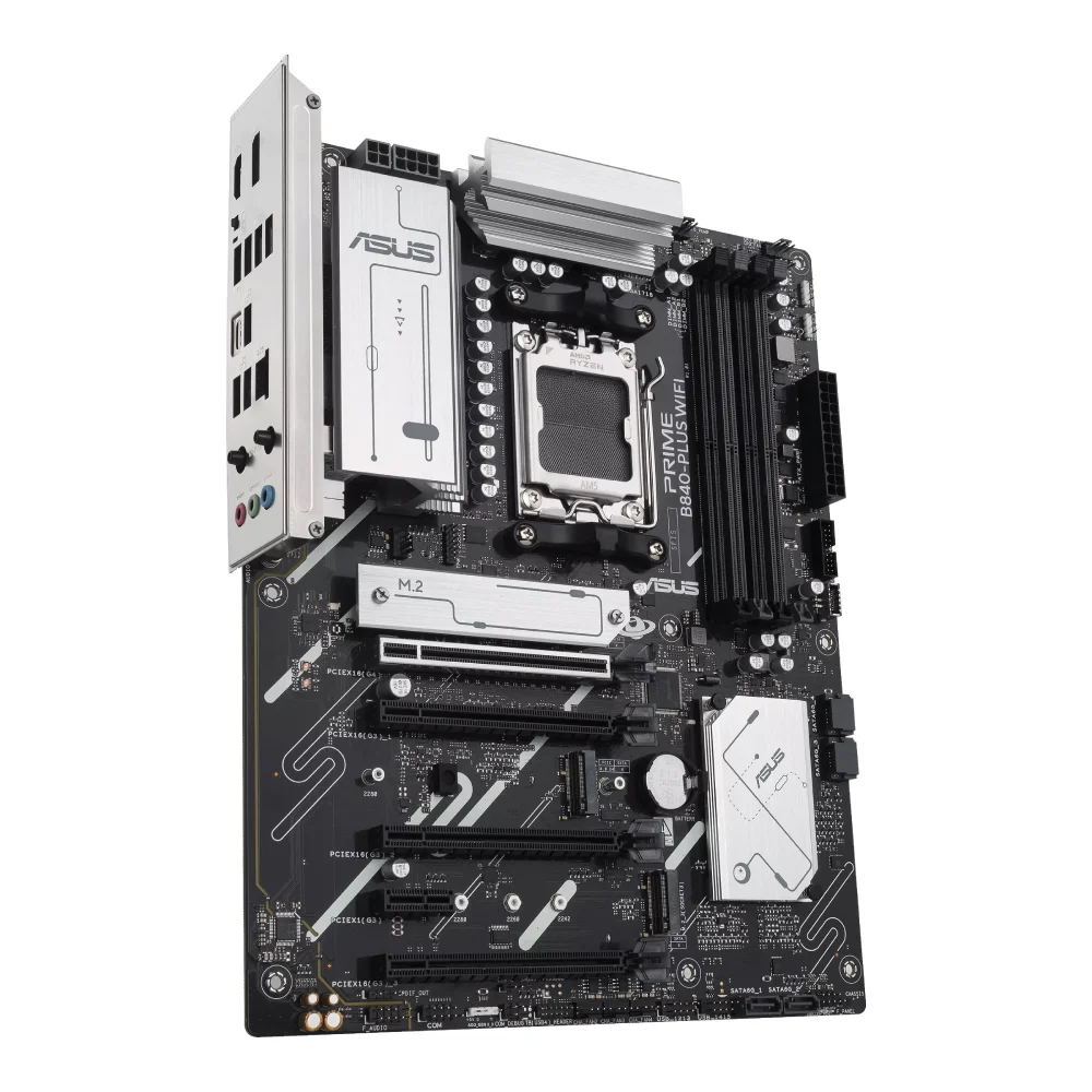 Placa Mãe Asus Prime B840-plus Wifi Ddr5 Am5 Atx M.2 Nvme HDMI Display Port Usb Tipo C 90mb1iz0-m0eay0 5