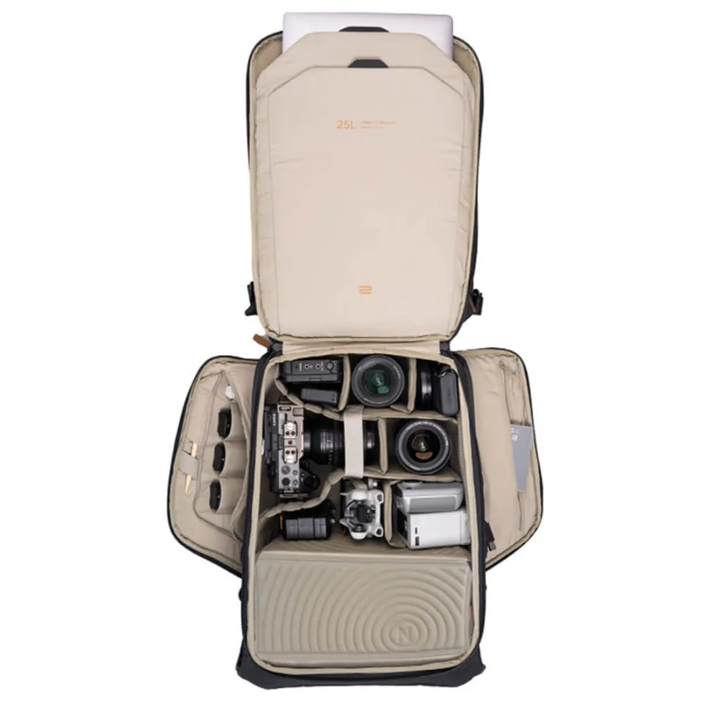 Imagem 3 de 5 do produto Mochila Para Câmeras E Drones - Pgytech Onego 2 25l (matte Black)