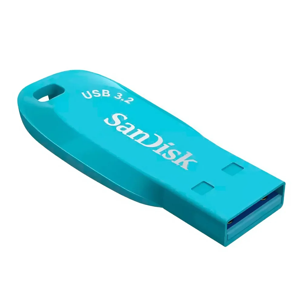 Imagem 2 de 3 do produto Pendrive Sandisk Ultra Shift 128GB 100 Mb/s Usb 3.0 Azul Sdcz410-128g-g46bb