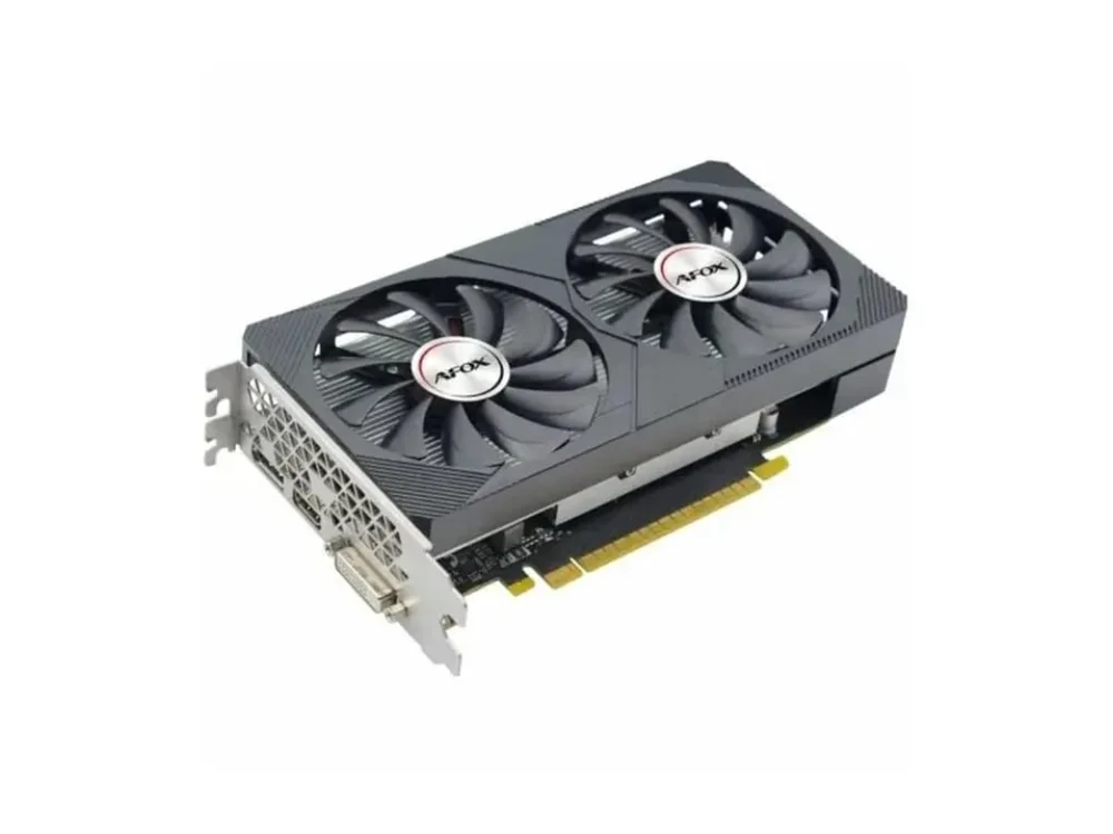 Placa De Video Afox Geforce Gtx 1050 Ti Atx Dual Fan 4gb GDDR5 128 Bits - Af1050ti-4096d5h5-v8